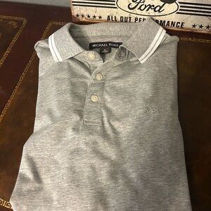 Michael Kors Gray Polo short sleeve Shirt for Men size S